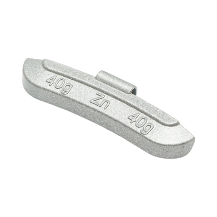 Contrappesi in zinco da 40 g per equilibratura ruote, 50 pezzi/scatola