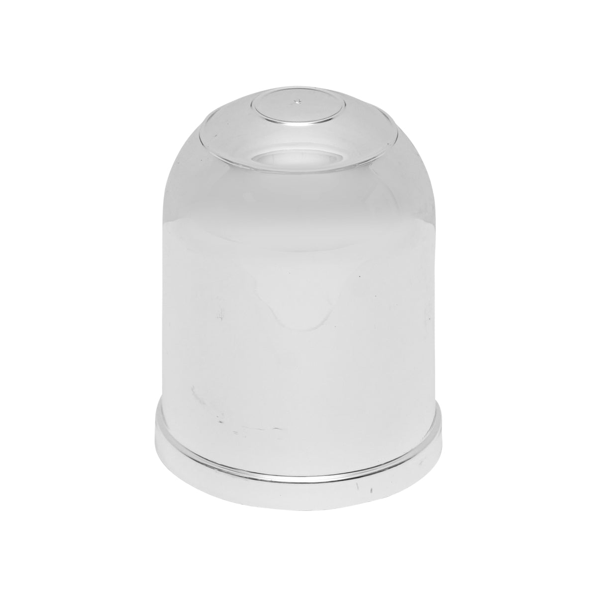 Copertura argentata per gancio di traino con tappo in metallo fi 50mm