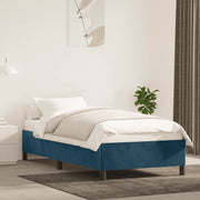 Giroletto senza Materasso-Struttura Letto Blu Scuro 80x200 cm in Velluto 225496