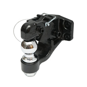 Gancio di traino con bullone, sfera e fermo di sicurezza, peso massimo 2700 Kg Breckner Germany