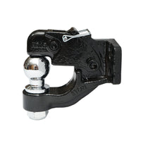 Gancio di traino con bullone, sfera e fermo di sicurezza, peso massimo 2700 Kg Breckner Germany