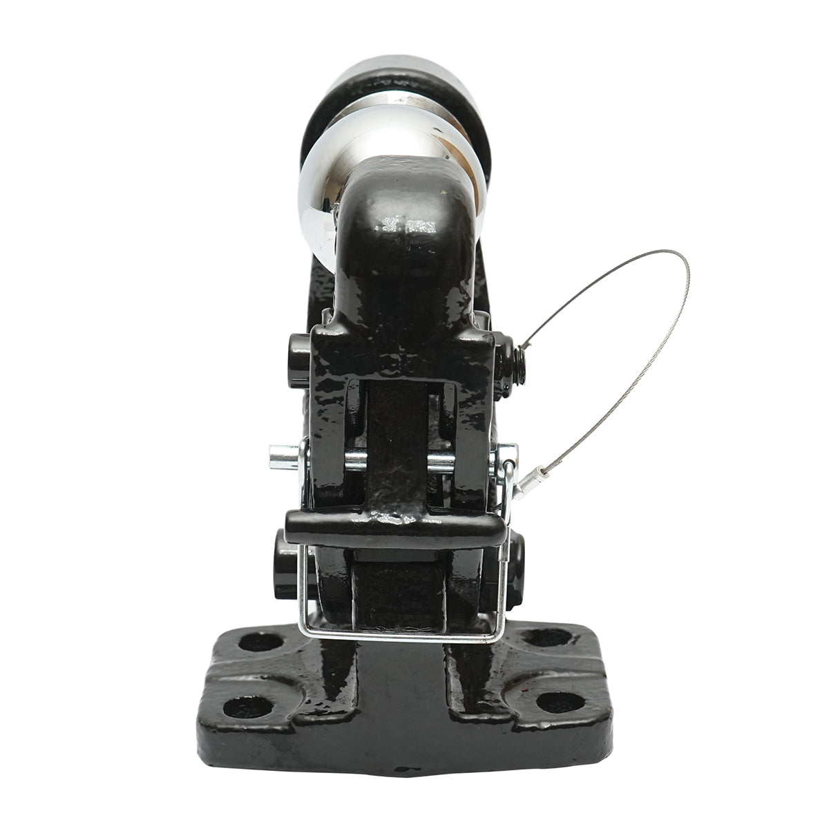 Gancio di traino con bullone, sfera e fermo di sicurezza, peso massimo 2700 Kg Breckner Germany