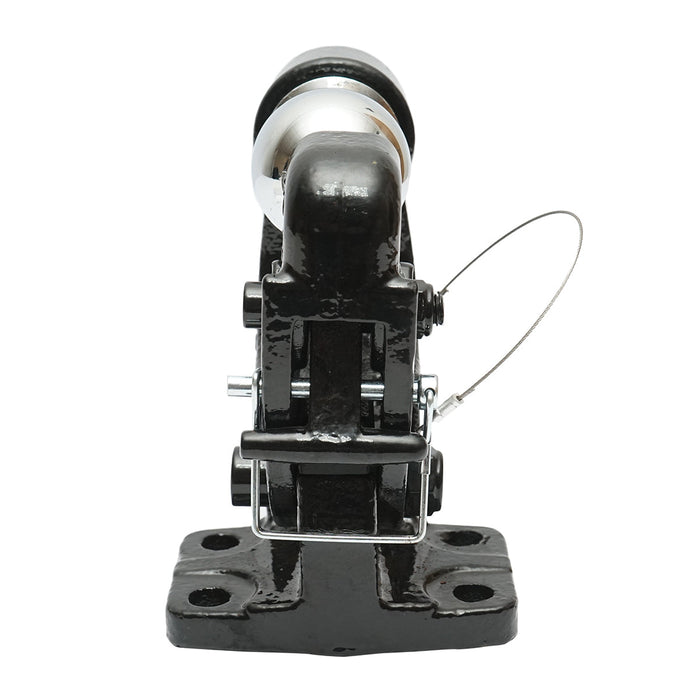 Gancio di traino con bullone, sfera e fermo di sicurezza, peso massimo 2700 Kg Breckner Germany