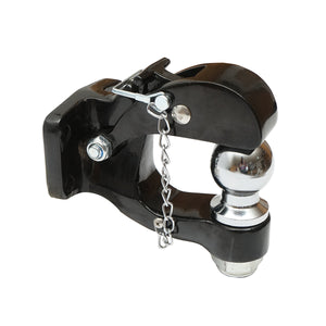 Gancio di traino con bullone, sfera e fermo di sicurezza, peso massimo 3000Kg