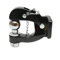 Gancio di traino con bullone, sfera e fermo di sicurezza, peso massimo 3000Kg