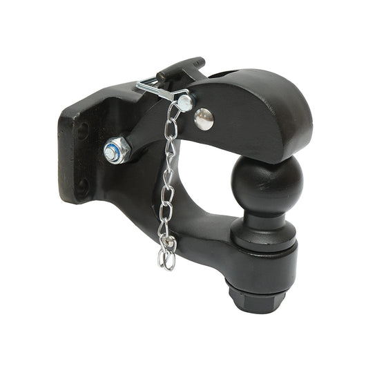 Gancio di traino con bullone, sfera e fermo di sicurezza, peso massimo 3000Kg