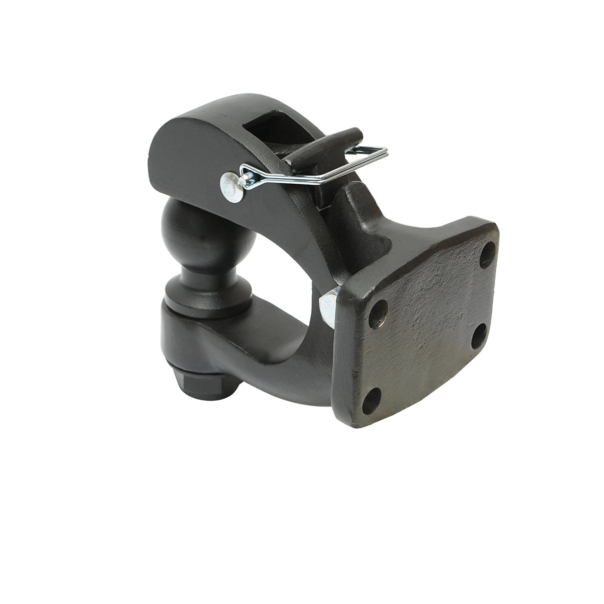 Gancio di traino con bullone, sfera e fermo di sicurezza, peso massimo 3000Kg