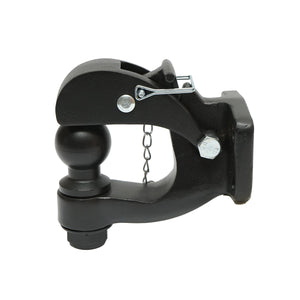 Gancio di traino con bullone, sfera e fermo di sicurezza, peso massimo 3000Kg