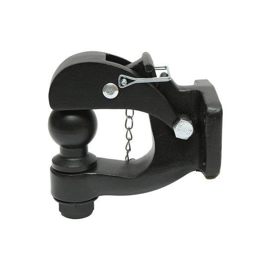 Gancio di traino con bullone, sfera e fermo di sicurezza, peso massimo 3000Kg