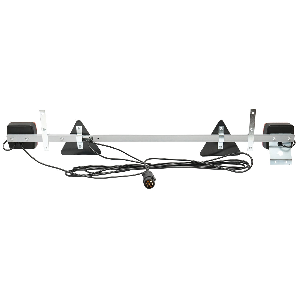 Gancio di traino regolabile 1-1,6 m con lampade, cavo 2,5/6 m e spina a 7 poli Breckner Germany