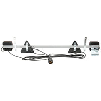 Gancio di traino regolabile 1-1,6 m con lampade, cavo 2,5/6 m e spina a 7 poli Breckner Germany