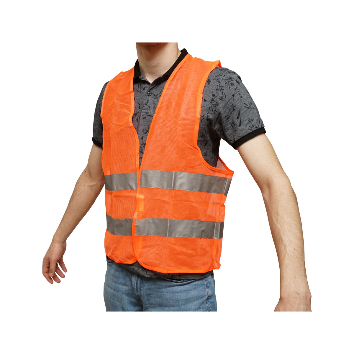 Gilet riflettente arancione XXL