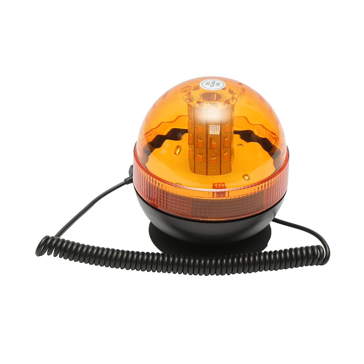 Girofaro LED 12–24V – 3 modalità – base magnetica – IP65