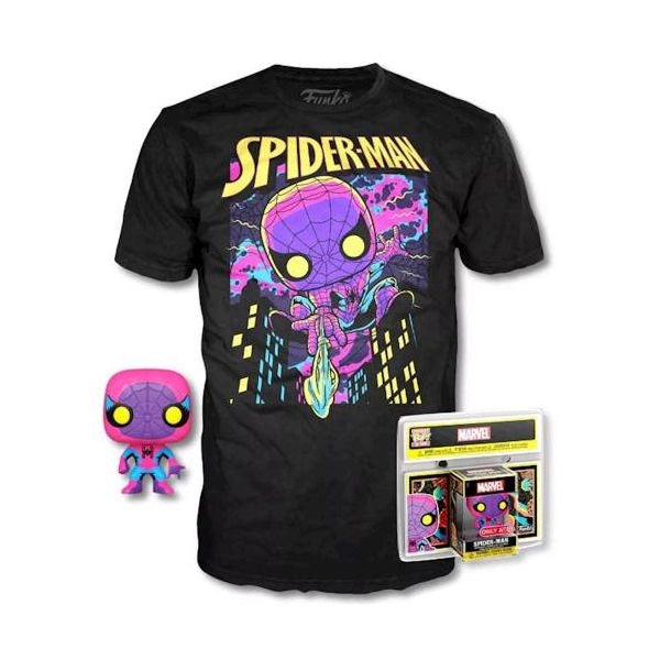 Funko pocket pop & tee : spider-man bl (xl bambini) sc1 - 41416