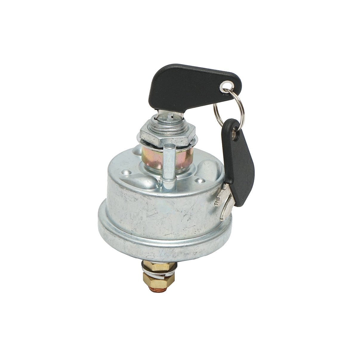 Interruttore di accensione a chiave 24 V, fi 67 mm, connettore in rame M10, fi filettatura di montaggio 18 mm per Caterpillar OEM 7N0718