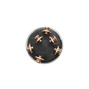 Interruttore di accensione universale 24V, fi 57mm, fi 19mm filettatura di montaggio, con 6 perni in rame OEM XL-C-003