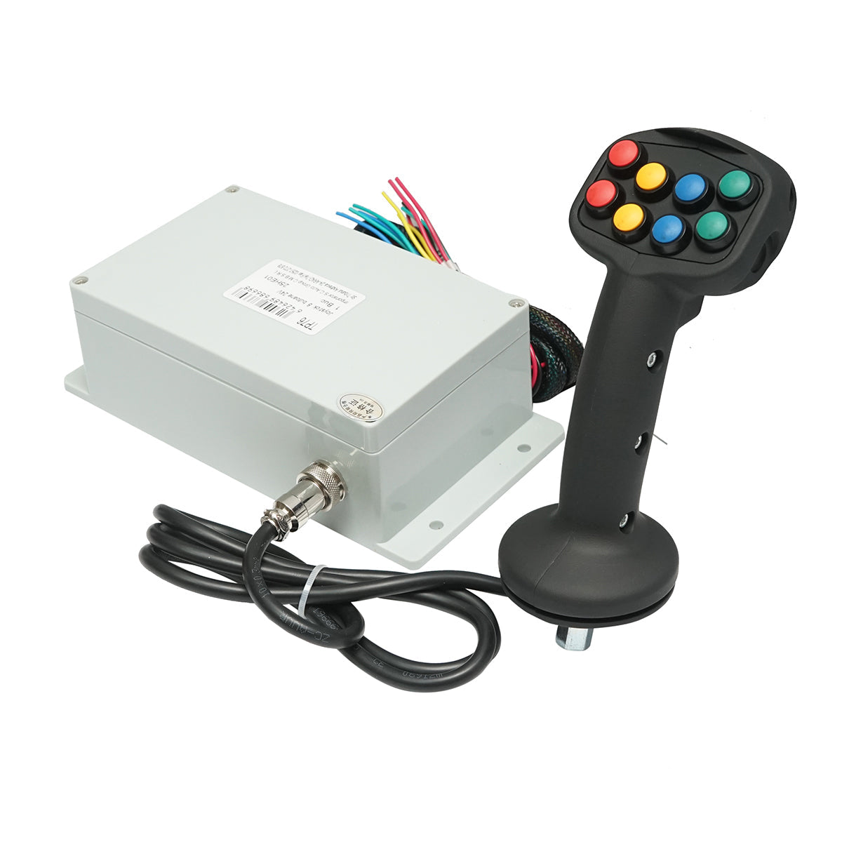 Joystick elettrico 8 pulsanti con modulo di controllo 24V