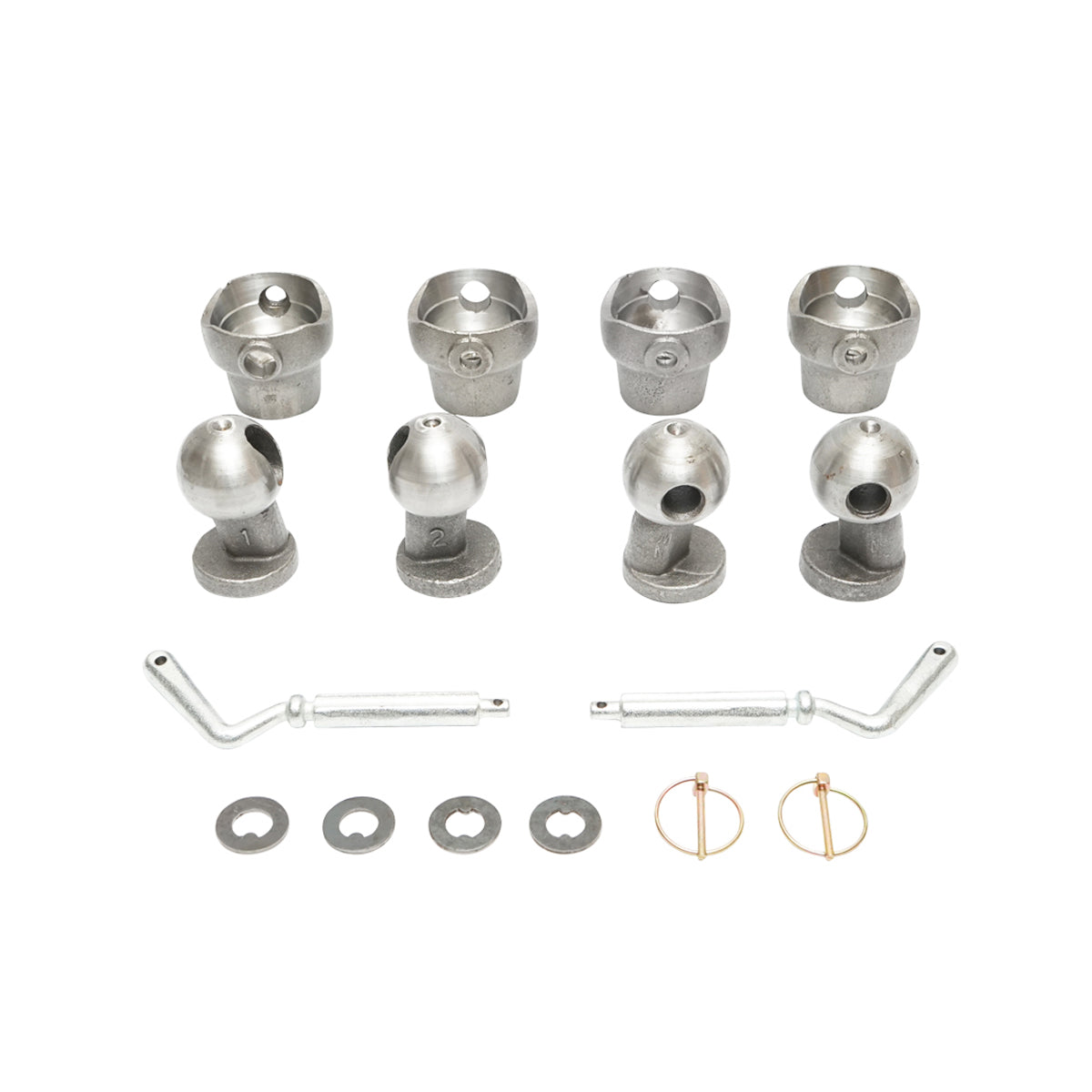 Kit dado di ribaltamento rimorchio 60mm