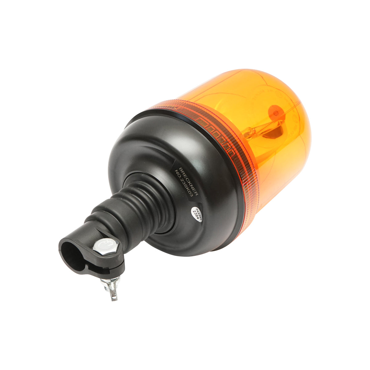 Lampeggiante con lampadina alogena H1 12–24V per montaggio su piede