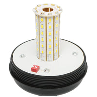 Lampeggiante LED 12–24V con base fissa e 3 modalità luminose – IP65