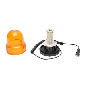 Lampeggiante LED 12–24V con base magnetica IP65