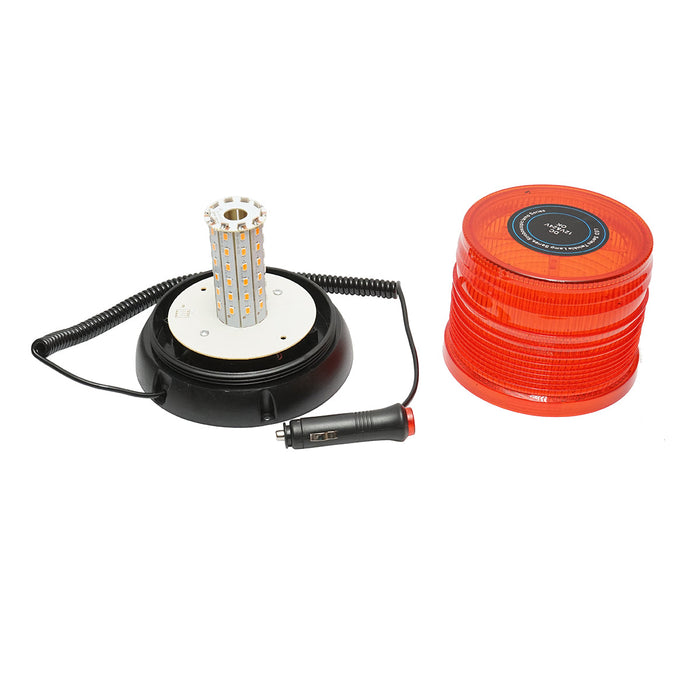 Lampeggiante LED 12–24V con base magnetica – IP65