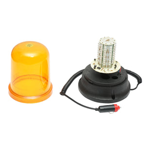 Lampeggiante LED 24V con base magnetica e alimentazione da accendisigari