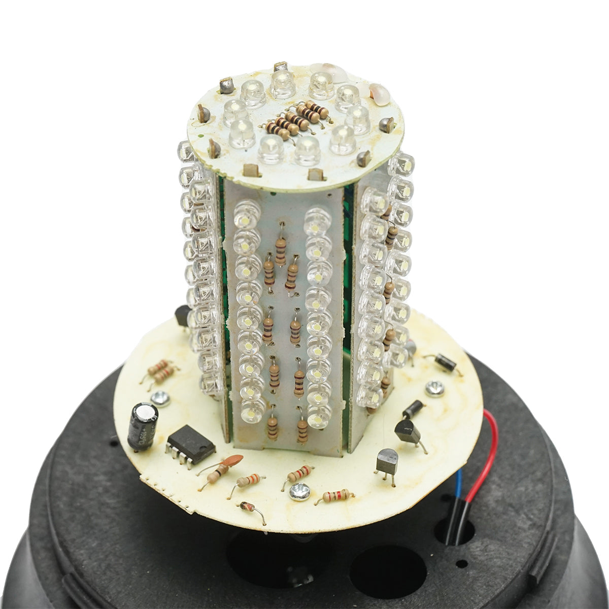 Lampeggiante LED 24V con base magnetica e alimentazione da accendisigari