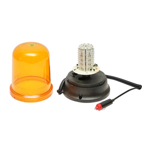 Lampeggiante LED con base magnetica e alimentazione da presa accendisigari 12V