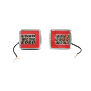 Luce di stop per rimorchio con LED 12/24 V set 106,4x98,8x35mm