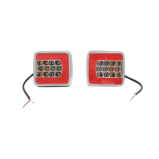 Luce di stop per rimorchio con LED 12/24 V set 106,4x98,8x35mm