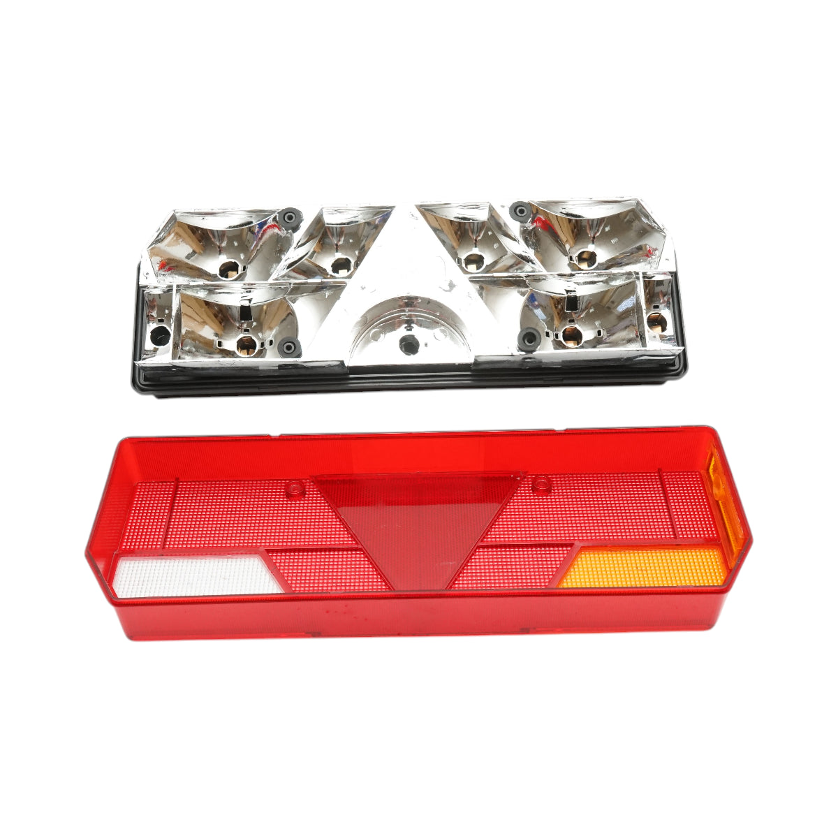 Luce freno posteriore destra 12/24V con 8 funzioni 422x148x75mm Breckner Germany