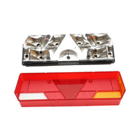 Luce freno posteriore destra 12/24V con 8 funzioni 422x148x75mm Breckner Germany