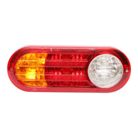 Luce freno posteriore ovale con striature 4 funzioni Breckner Germany