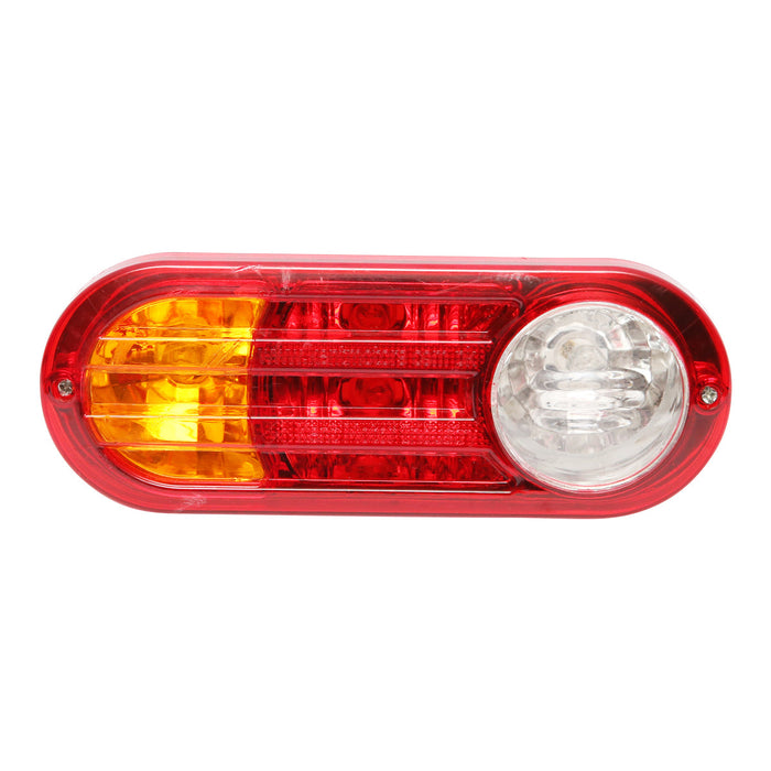 Luce freno posteriore ovale con striature 4 funzioni Breckner Germany