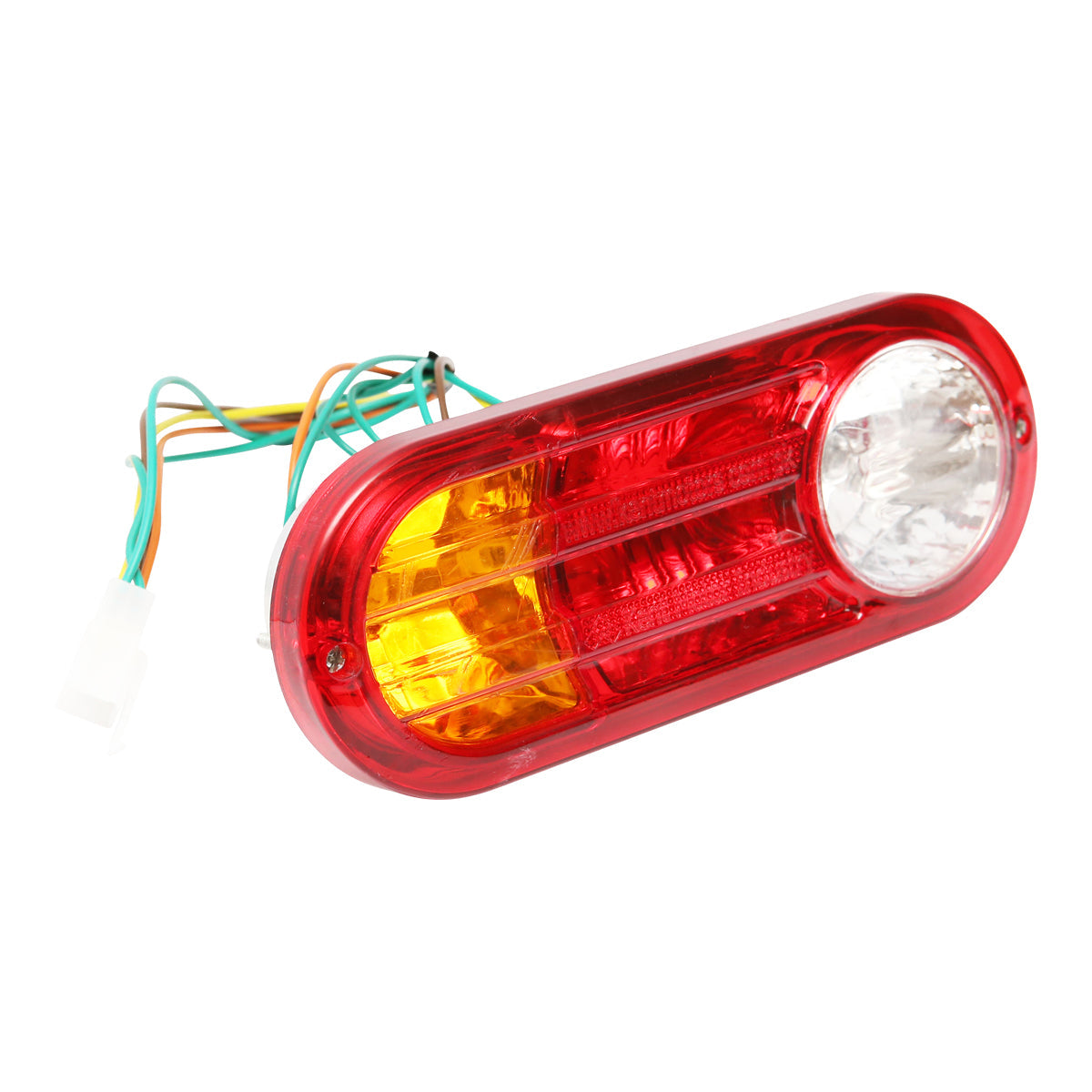 Luce freno posteriore ovale con striature 4 funzioni Breckner Germany