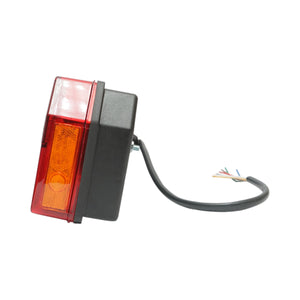 Luce freno posteriore sinistra 12/24V con 8 funzioni 422x148x75mm Breckner Germany