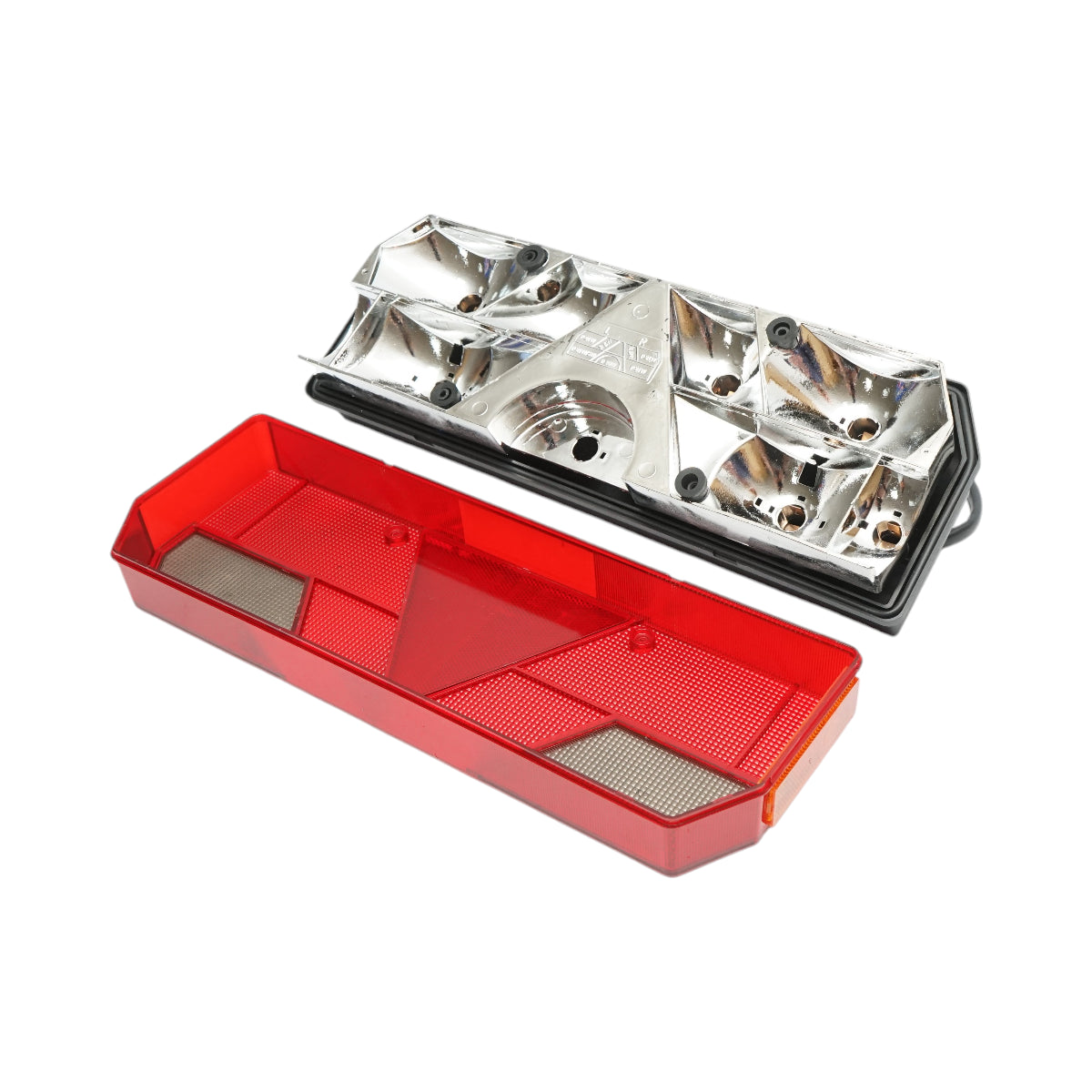 Luce freno posteriore sinistra 12/24V con 8 funzioni 422x148x75mm Breckner Germany