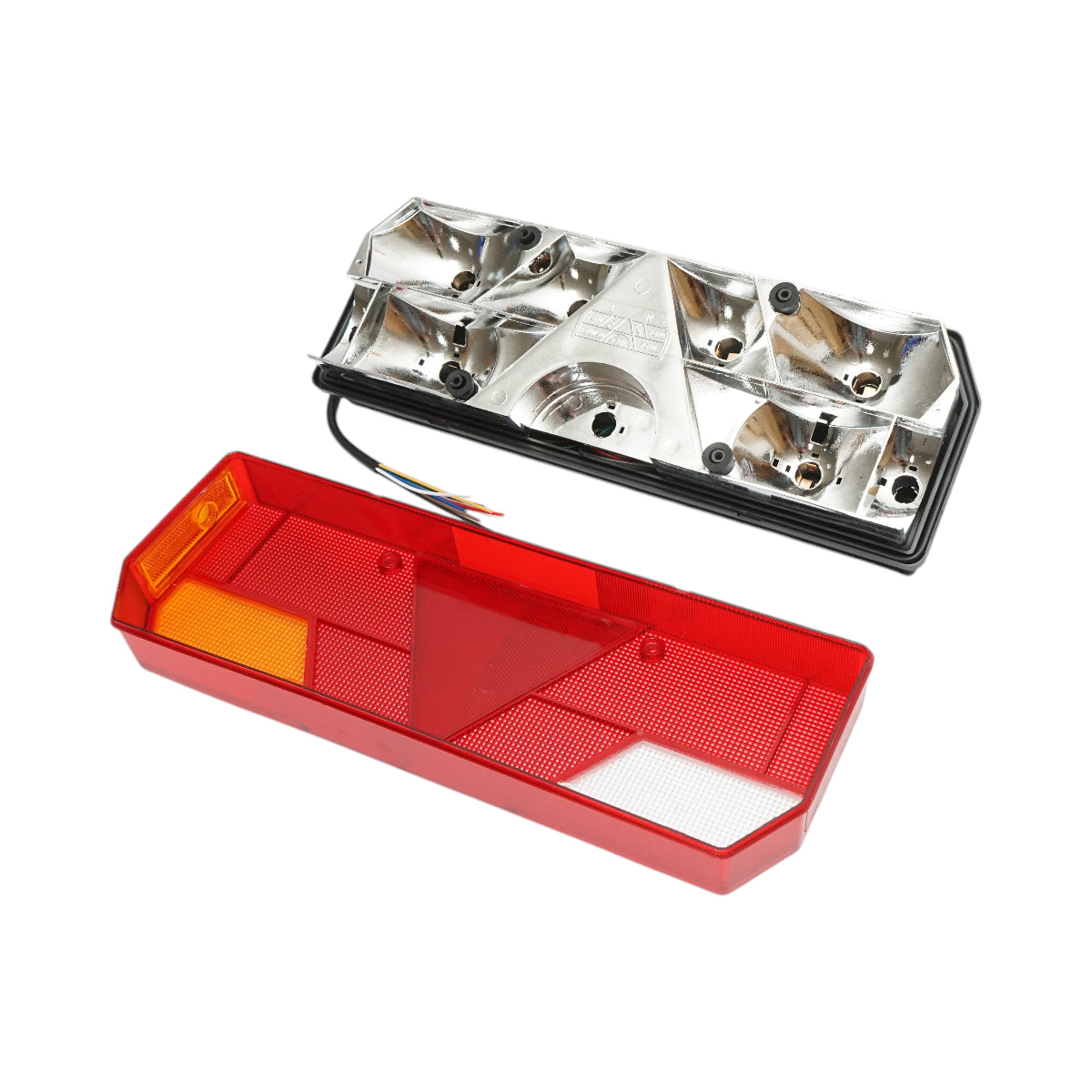 Luce freno posteriore sinistra 12/24V con 8 funzioni 422x148x75mm Breckner Germany