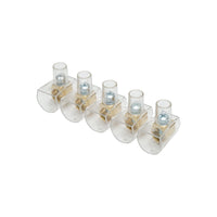 Morsettiera 76A 500V, 5 poli 16mm Leader