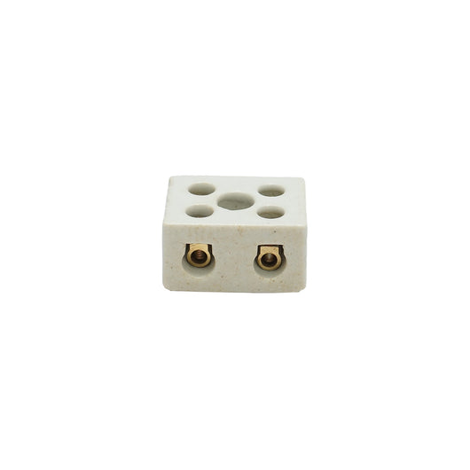 Morsettiera in ceramica 15A, 2 poli 0,5-6mm Leader