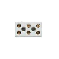 Morsettiera in ceramica 30A, 3 poli 0,5-6mm Leader