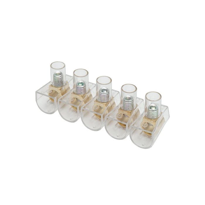 Morsetto per corda 101A 500V, 5 poli 25mm Leader