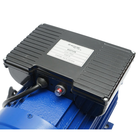 Motore elettrico monofase 3KW, 220V con protezione termica, statore 160x110mm Breckner Germany