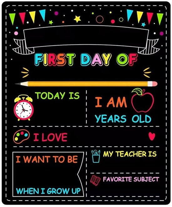 Tavolo di Scuola Piccolo - Tavolo Decorativo - Tavolo da Disegno per Bambini - Ritorno a Scuola - Display dei Miei Primati - Accessorio Fotografico