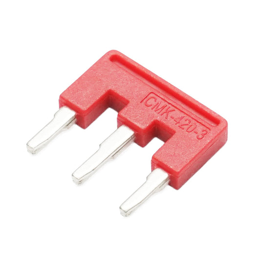 Ponte di collegamento a 3 vie, 32A 450V per guida DIN Leader