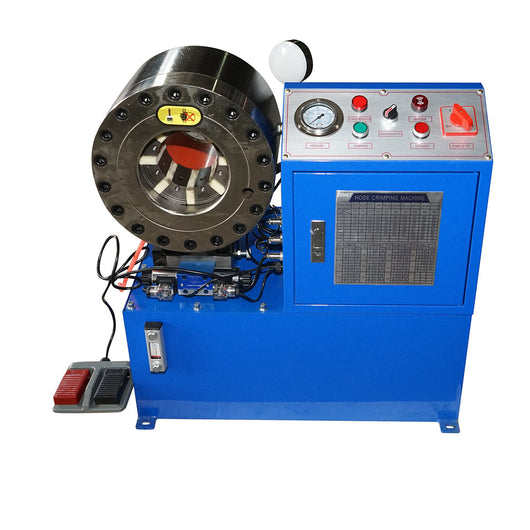 Pressatubi oleodinamici Pressa per crimpare tubi oleodinamici alta pressione per tubi 6-51mm 380V 3kW con cambio rapido Breckner Germany