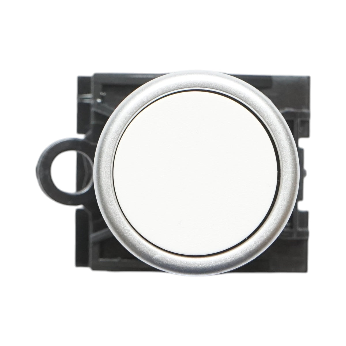 Pulsante con ritorno 1NO+1NC bianco, 10A/600V AC, 1A/250V DC LA42 Breckner Germany