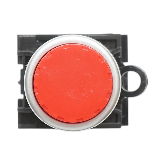 Pulsante convesso con ritorno 1NO+1NC rosso, 10A/600V AC, 1A/250V DC LA42 Breckner Germany