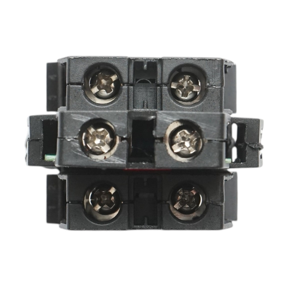 Pulsante di comando convesso illuminato 24V AC/DC LED rosso con ritorno 1NO+1NC, 10A/600V AC, 1A/250V DC LA42 Breckner Germany